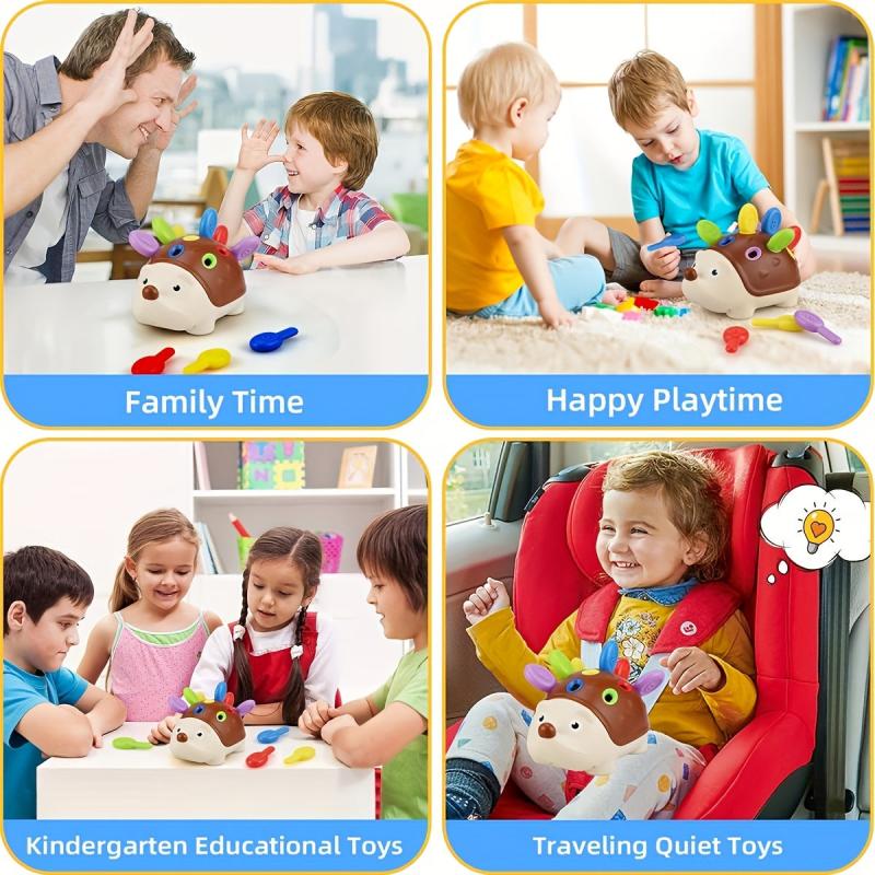 Colorful Hedgehog Puzzle Toy for Youngsters
