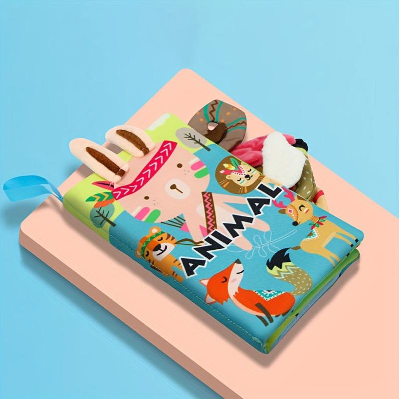 High Contrast Cloth Books for Infants 0-6 Months