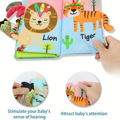 High Contrast Cloth Books for Infants 0-6 Months