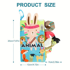 High Contrast Cloth Books for Infants 0-6 Months