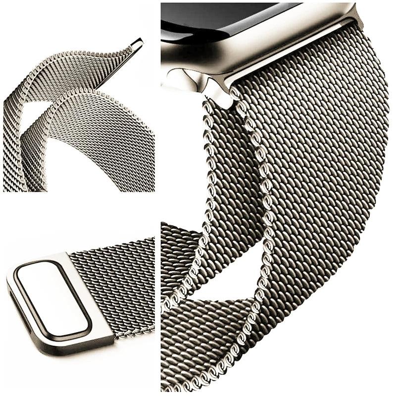 Magnetic Steel Bracelet with Strap