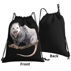 Opossum Possum Animal Drawstring Bags Gym Bag Bookbag