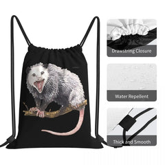 Opossum Possum Animal Drawstring Bags Gym Bag Bookbag