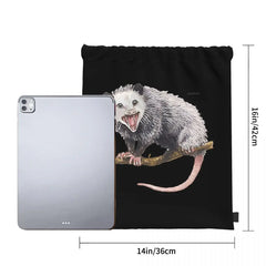 Opossum Possum Animal Drawstring Bags Gym Bag Bookbag