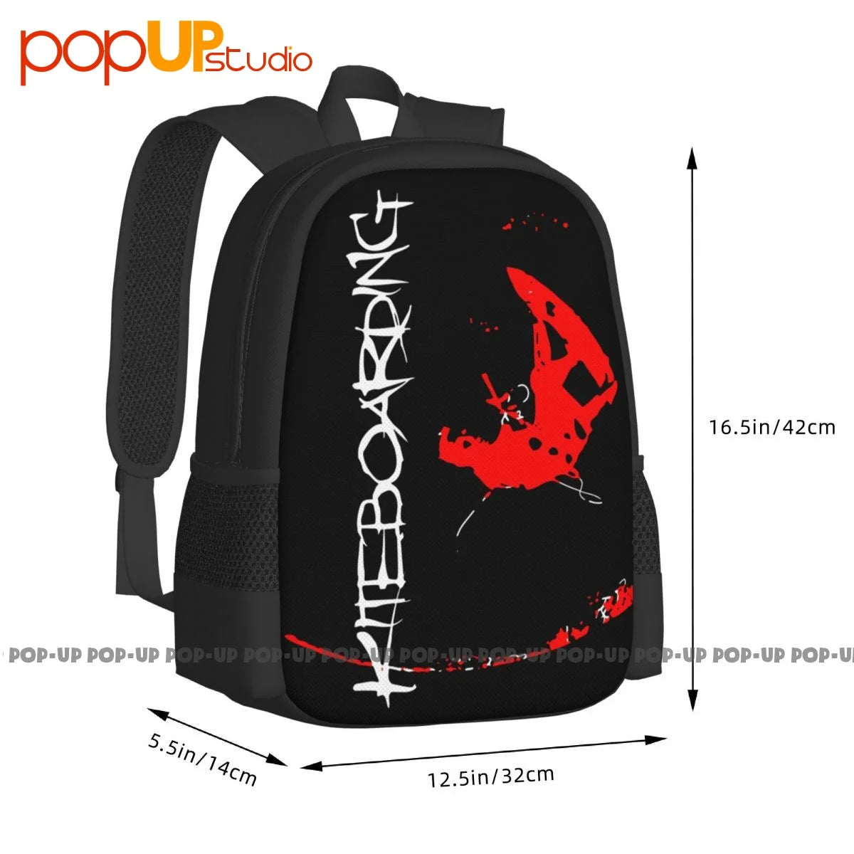 Cafepress Kiteboarding Backpack Large School Multi-function
