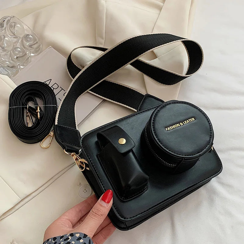 Women Shoulder Bag Wide Straps Crossbody Satchel Purse Bolsos