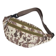 Camouflage Men Waist Pack Male Waist Belt Durable Fanny Canvas