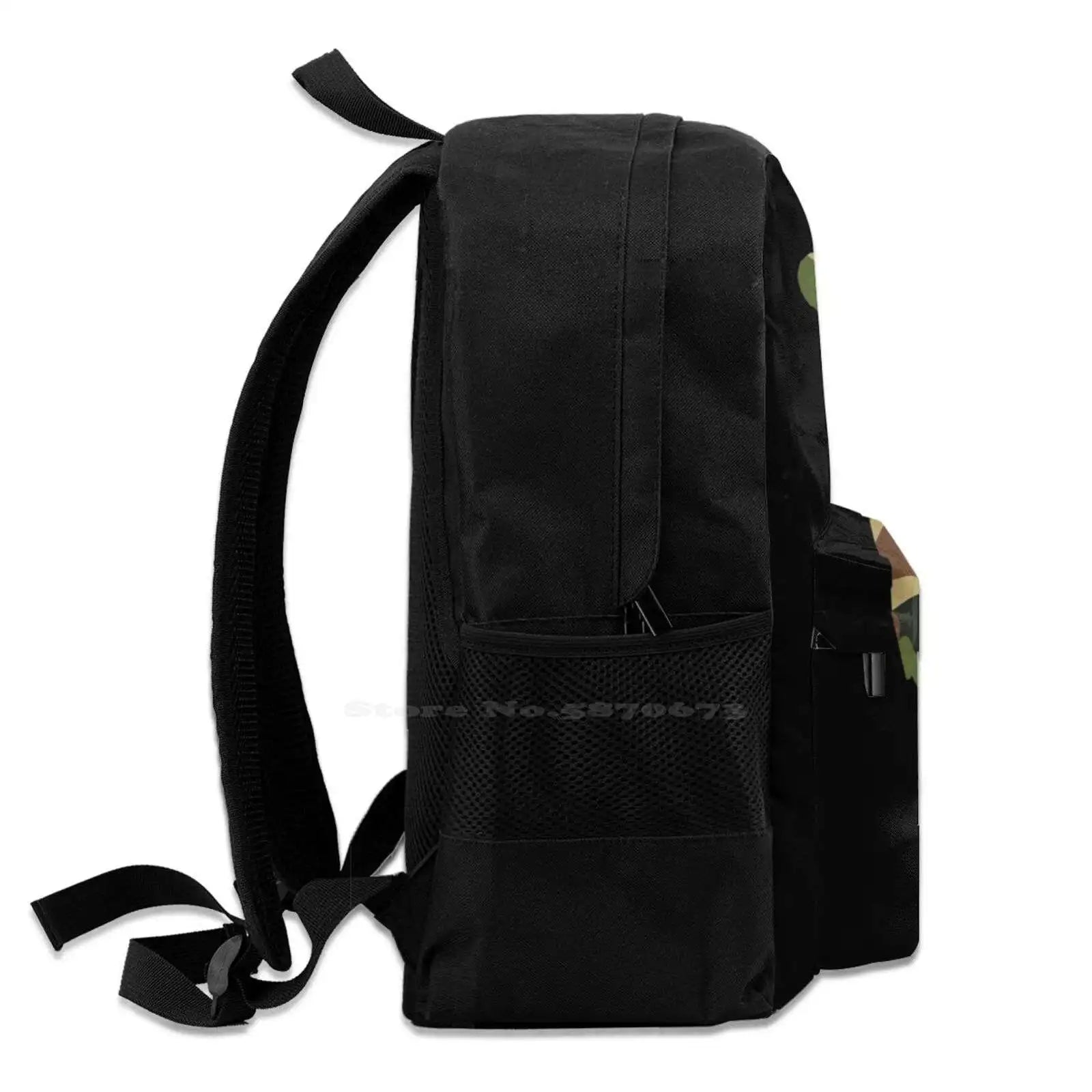 Camouflage School Bag Big Capacity Backpack Laptop 15 Inch V Lone