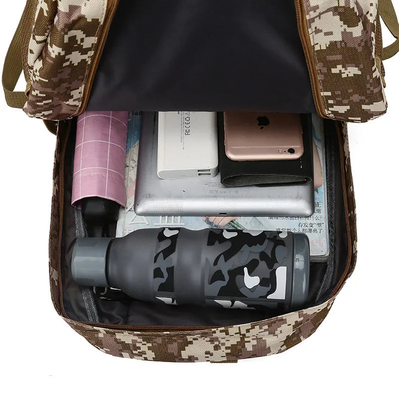 Tactical Backpack Men Outdoor Camping Rucksack Bag Hiking Travel