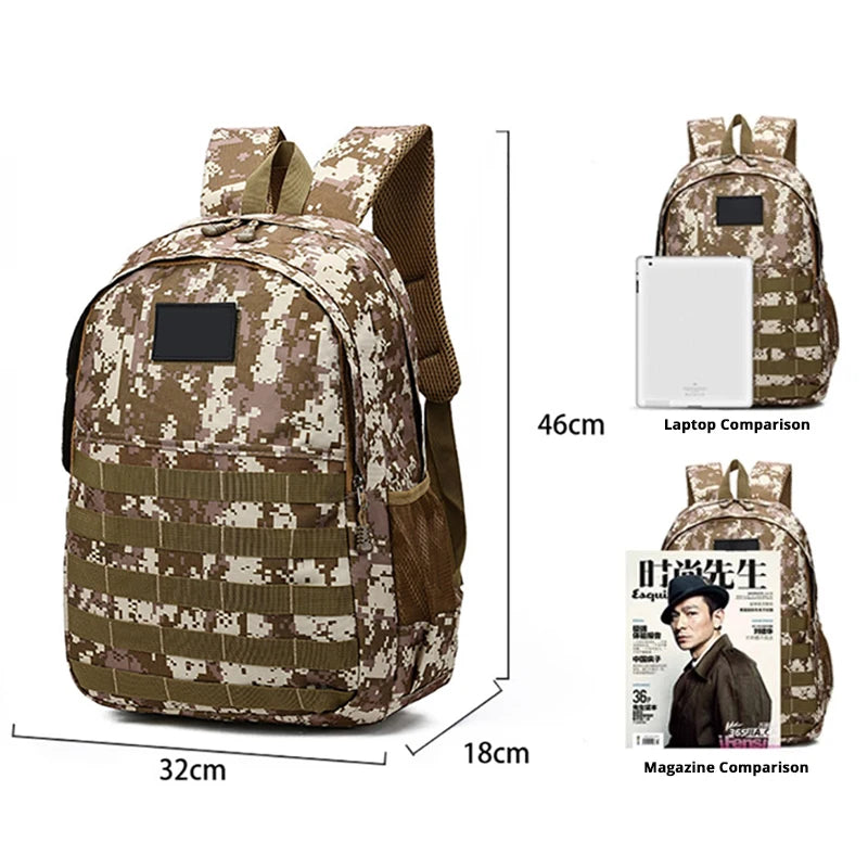 Men Army Military Tactical Backpack Outdoor Travel Rucksack Bag
