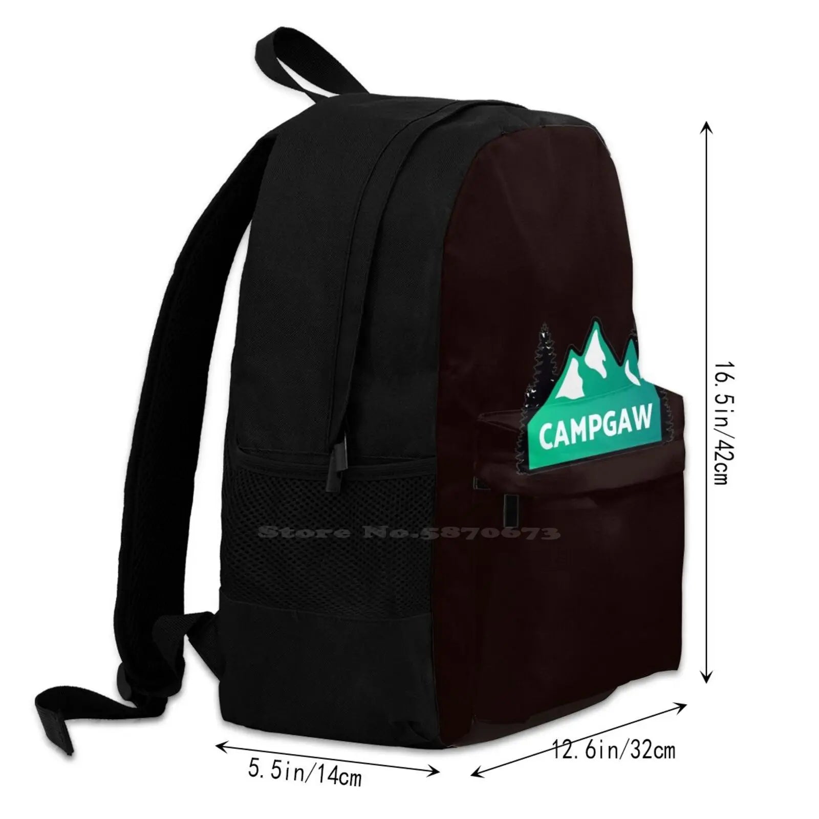 Campgaw Jersey Mountain And Ski 3D Print Backpack