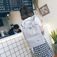 Canvas Women Backpack School Bag for girls Shoulder Bag