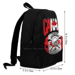 Canada Ice Hockey Laptop Bagpack