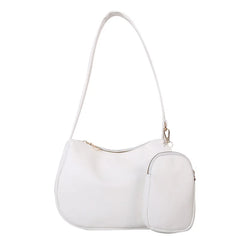Women's Candy Bag PU Leather Shoulder Tote Handbag Purse
