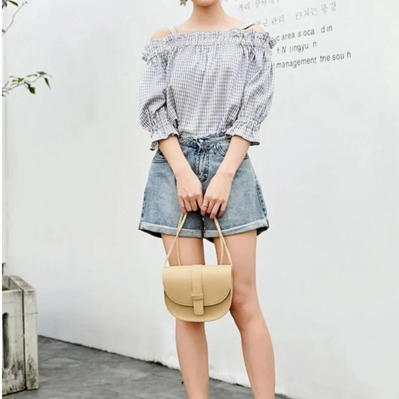 Korea Style Sling Bag Women Shoulder Bags Mini Side Sling Messenger Bag