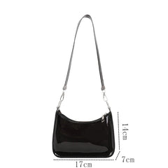 Transparent PVC Candy Beach Jelly Bag Shoulder Handbags