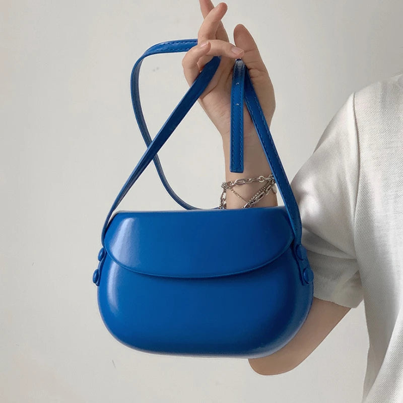 Candy Women Saddle Shoulder Bag Crossbody Bag Clutch Purse Handbag