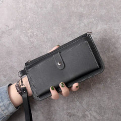 Candy Colors PU Leather Women's Wallet Multifunction