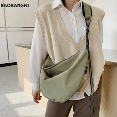 Candy Colors Canvas Crossbody Totes Bag for Women