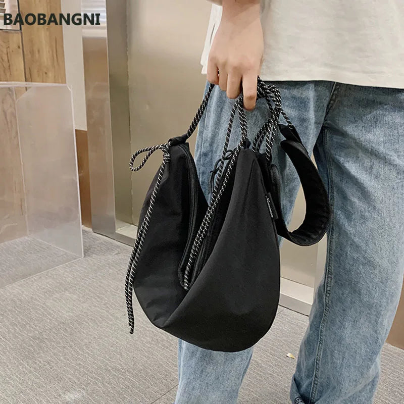 Candy Colors Canvas Crossbody Totes Bag for Women