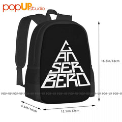 Canserbero Backpack Large Capacity Vintage Portable Storage Bag