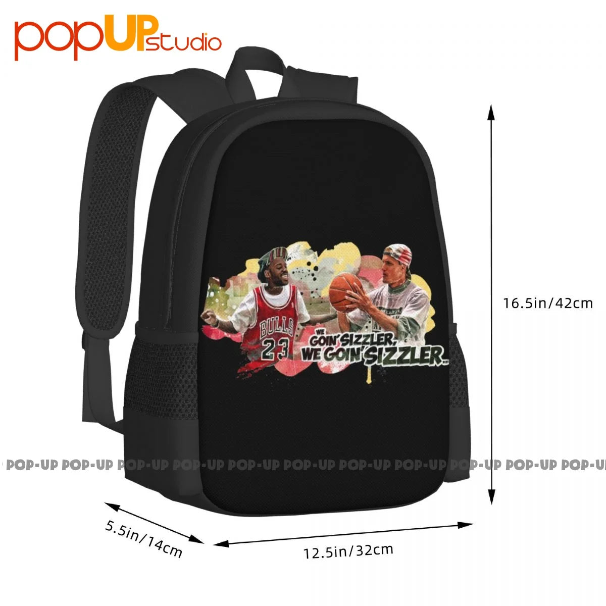 Outdoor Sports Backpack Large Capacity Print Style Running Bag