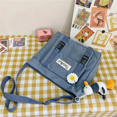 Messenger Bag Student Nylon Waterproof Crossbody Bags for Women