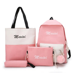 Canvas Backpack Bagpack Women Bolsa Escolar