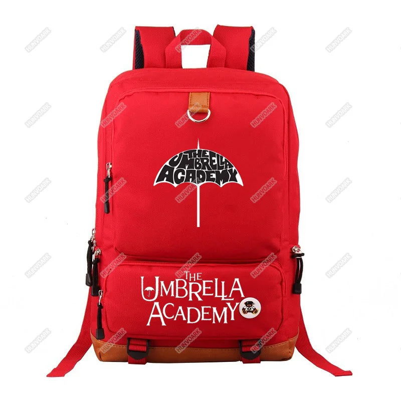 Canvas Backpack Umbrella Academy Men Backpack Big School Bag