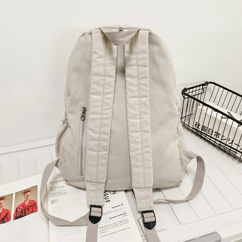Canvas Backpacks for Women School Bags for Teenager Girls Laptop Backpack