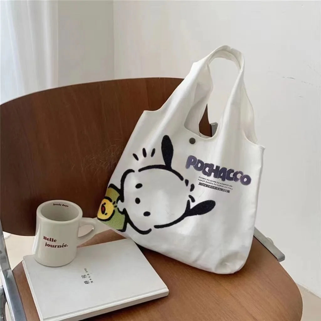 Large Capacity Schoolgirl Shoulder Bag Handbag Makeup Bag Junior High