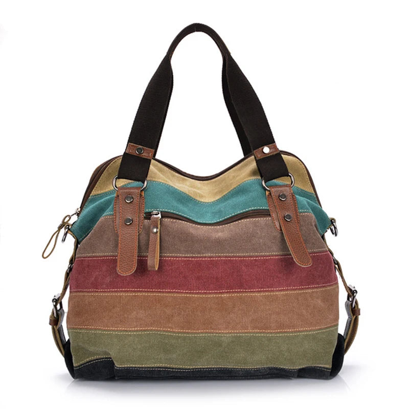 Canvas Shoulder Bag Women Handbags Ladies Hand Bags Tote Casual Crossbody