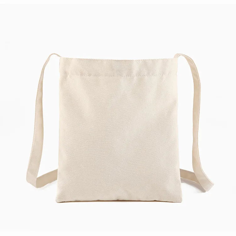 Canvas Shoulder Bag for Women Soft Storage Tote Bag 21.5*26cm