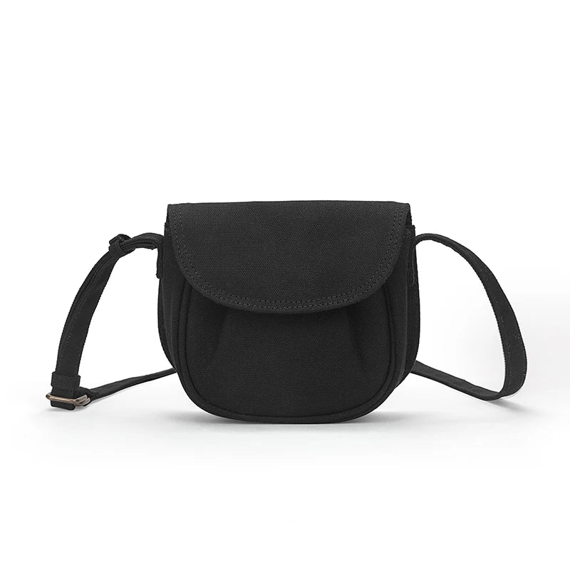 Japanese Fabric One Shoulder Saddle Bag