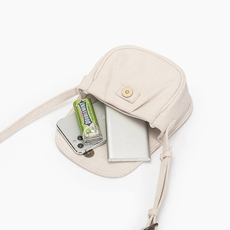 Japanese Fabric One Shoulder Saddle Bag