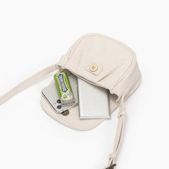Japanese Fabric One Shoulder Saddle Bag