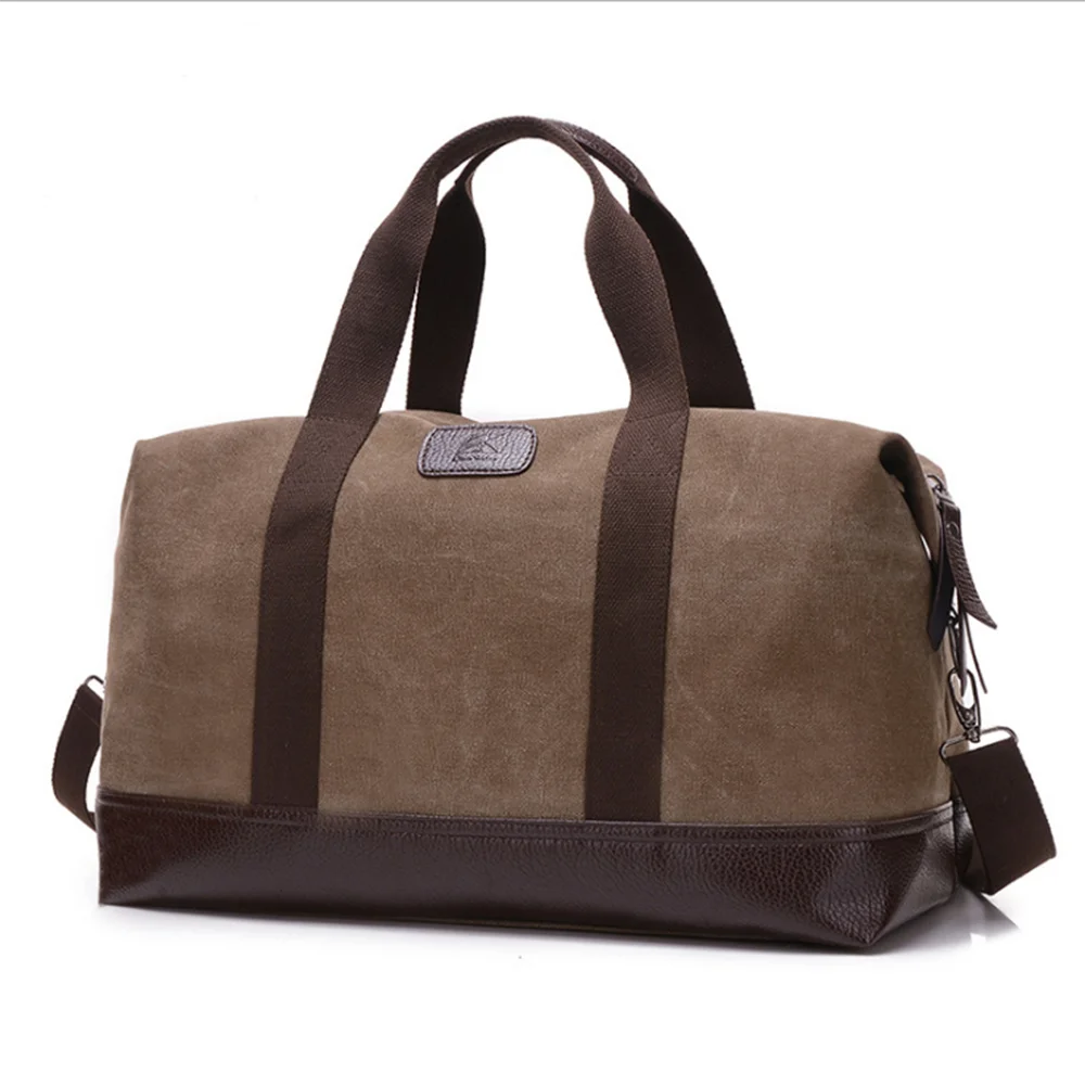 Canvas Shoulder Bag Large Capacity Travel Bag