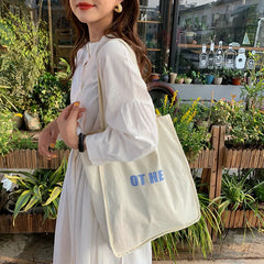 Canvas Shoulder Bag Summer Tote Woman's Cross Body Bag