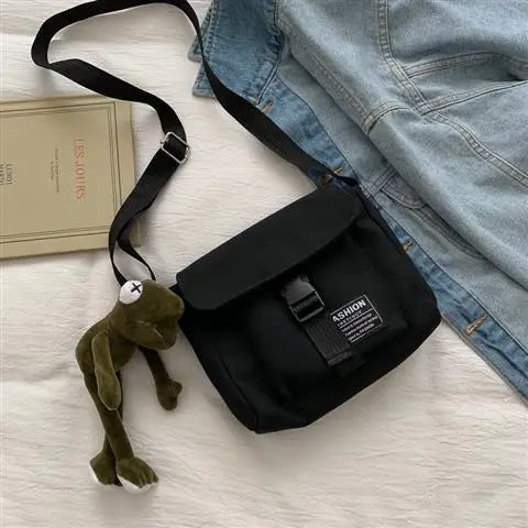 Teen Canvas Shoulder Bag Crossbody CellPhone Pouch Women Messenger