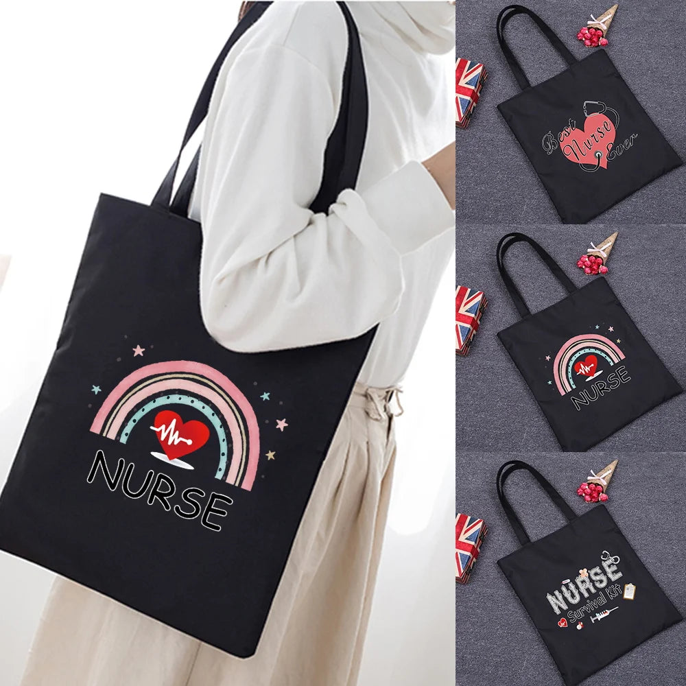 Canvas Shopper Tote Bag for Women Eco Large Handbag