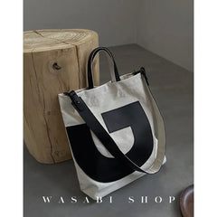 Canvas Bag Vintage Mori Girl Shoulder Handbag High Capacity Women Unisex
