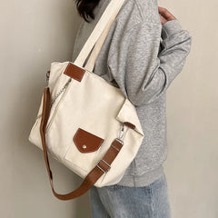 Women's Large Capacity Canvas Messenger Bag