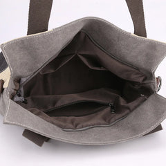 Canvas Bag Women's Retro Patchwork Crossbody Shoulder Bag