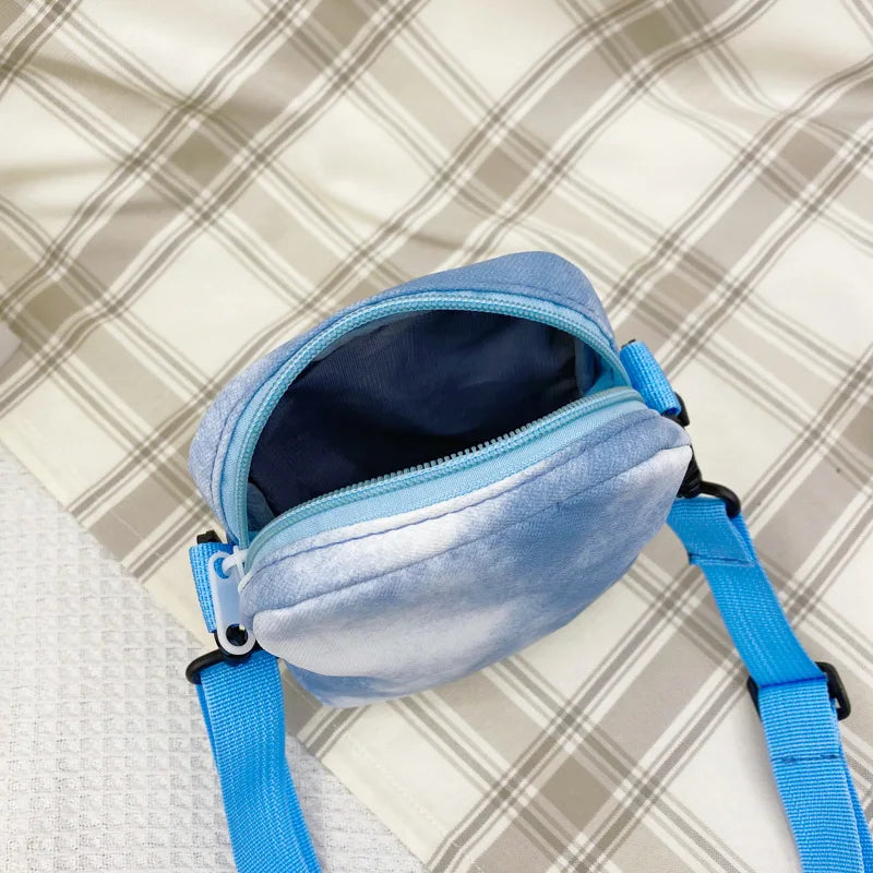 Canvas Bag Women's Shoulder Diagonal Bag With Zipper For Phone Ins