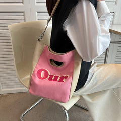Women's Canvas Tote Bag Shoulder Crossbody Purse Handbag