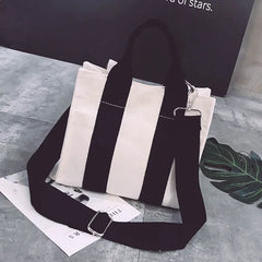 Canvas Women's Shoulder Bag Large Capacity Tote Casual Cross Body Bag