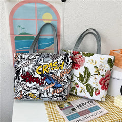 Canvas Bags Women Handbags Shoulder Bag Shopper Ladies Hand Bags Student Bookbag