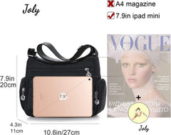 Canvas Crossbody Bag Women Casual Handbag Shoulder Nylon Lightweight Waterproof