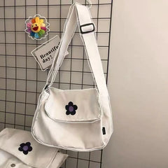Canvas Shoulder Bag Large Crossbody Bag