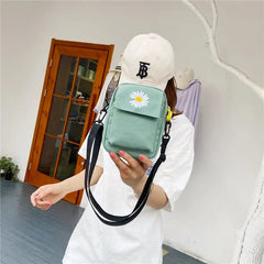 Canvas Diagonal Cross Bag Large Shoulder Bag Women Messenger Bags